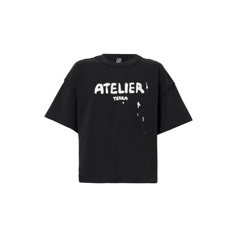 Atelier de roupa Tričko černá / bílá