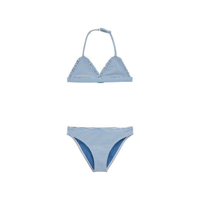 WE Fashion Bikiny světlemodrá / bílá