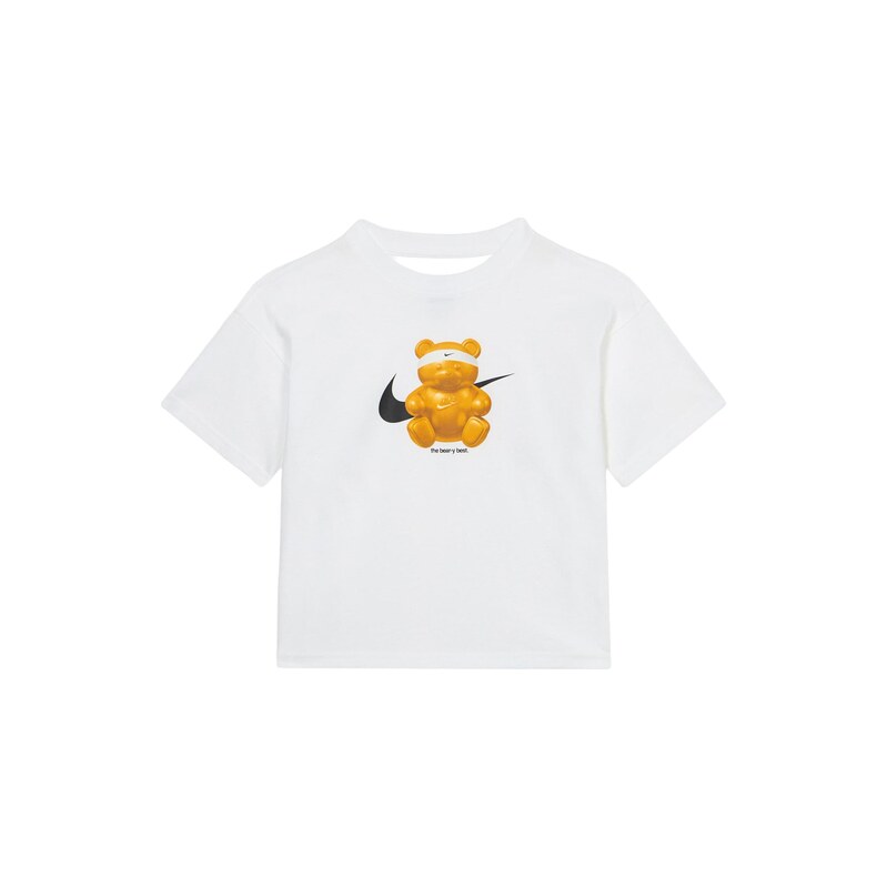 Nike Sportswear Tričko BEAR zlatá / černá / bílá