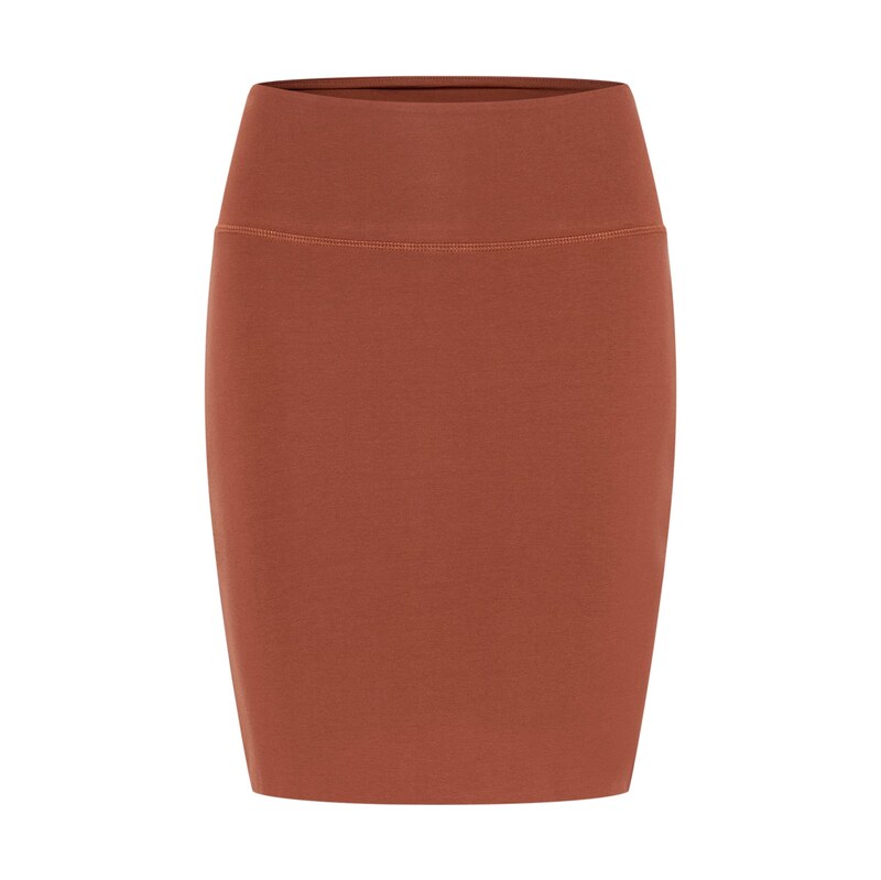 Kaffe Sukně KAPenny kaštanově hnědá