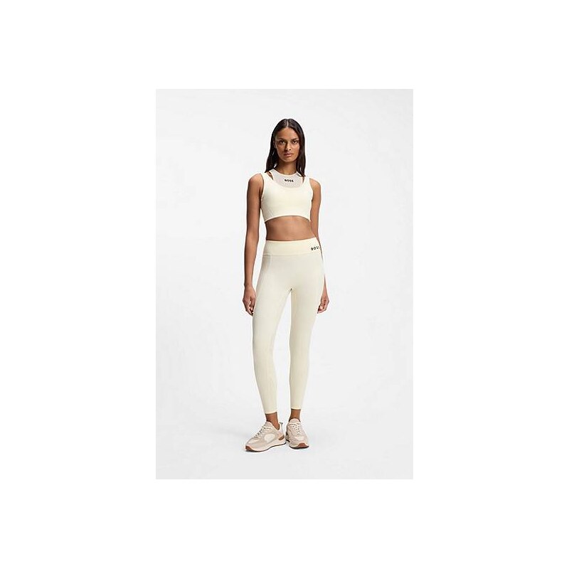 BOSS Active sports bra with mesh insert 115533962