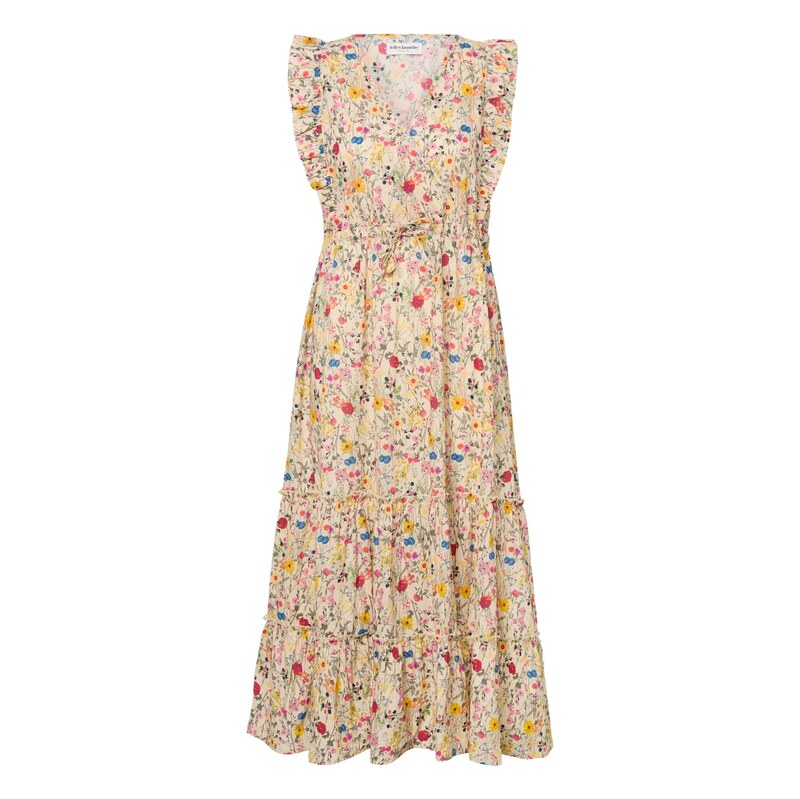 Lollys Laundry Šaty Samo béžová / žlutá / pink / červená 115558911