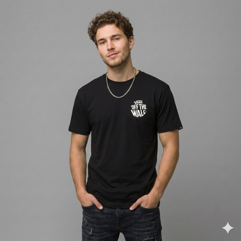 Vans CIRCLE LOOSE FIT S/S TEE Black