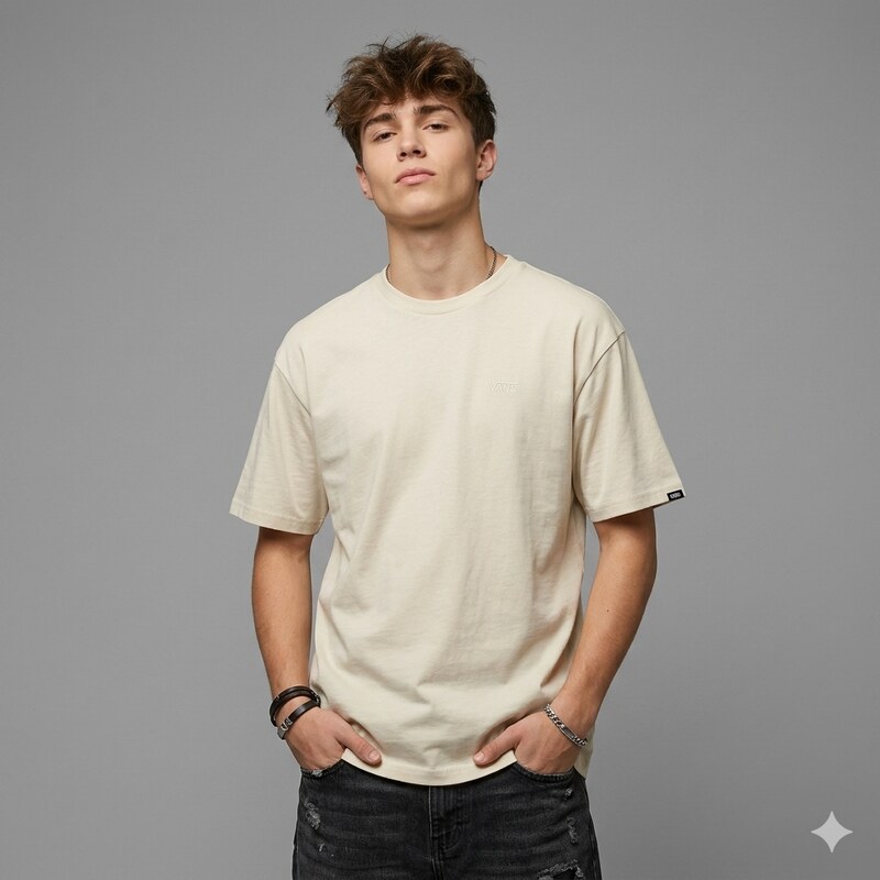 Vans Left Chest II Loose T-Shirt oatmeal