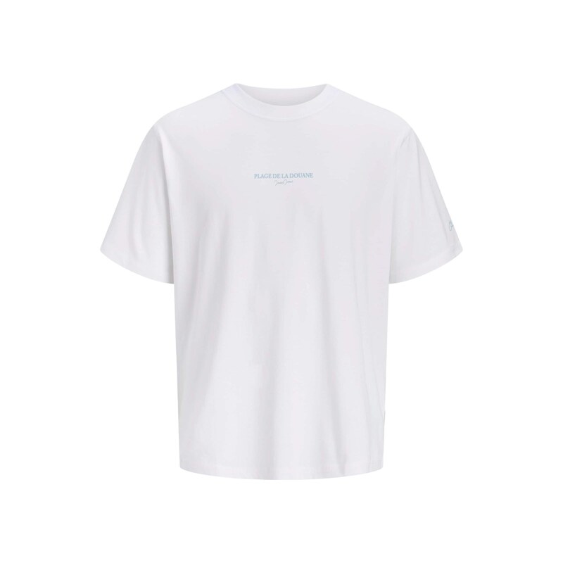 JACK & JONES Tričko JORHyeres světlemodrá / světle šedá / bílá