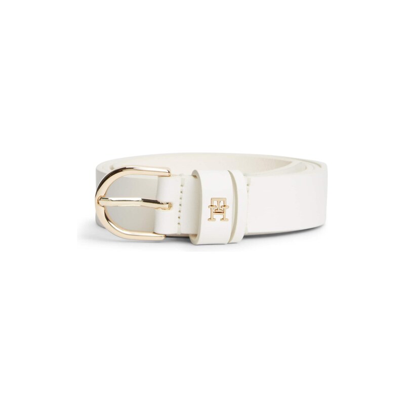 TOMMY HILFIGER Opasek TH Monogram bílá