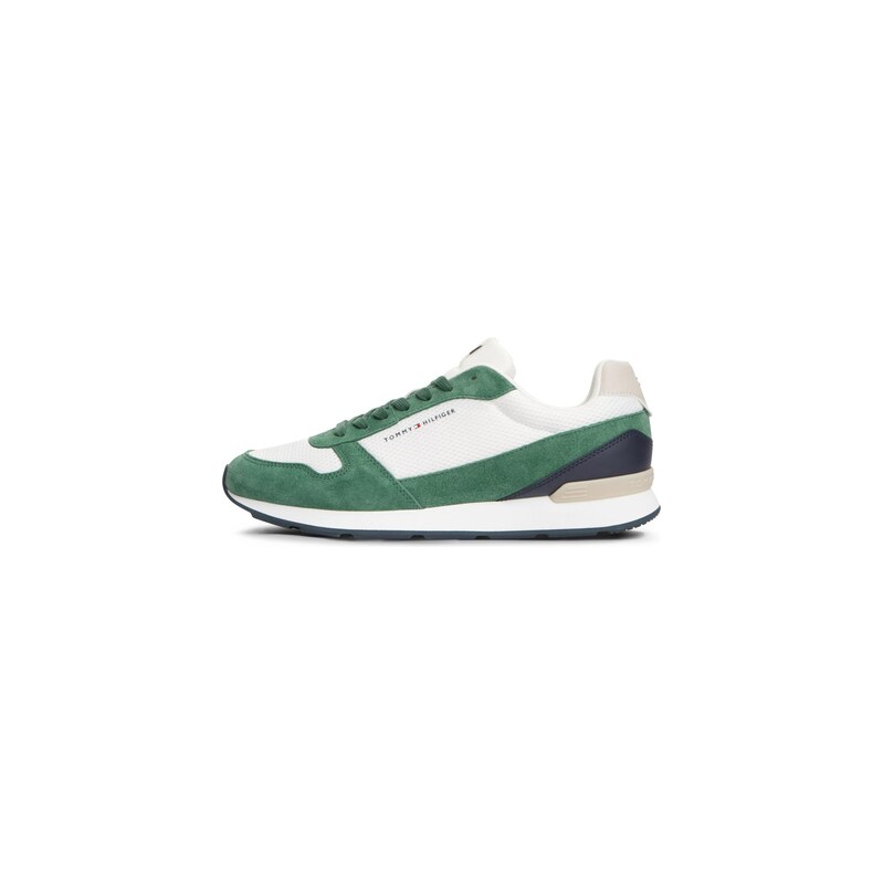 TOMMY HILFIGER Tenisky Lightweight režná / zelená