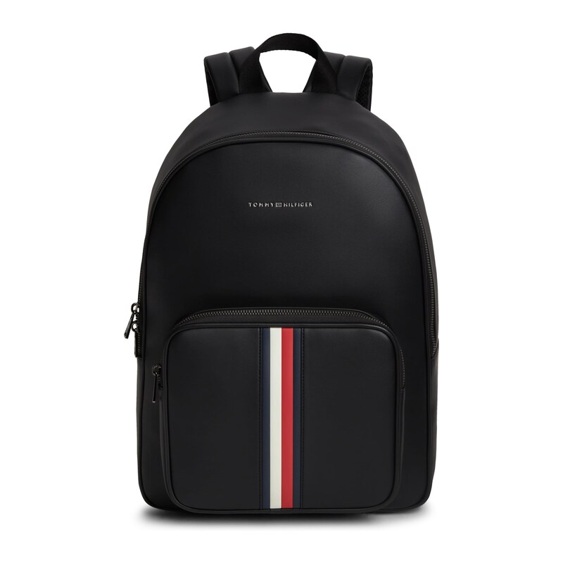 TOMMY HILFIGER Batoh Signature Tape Logo Dome černá