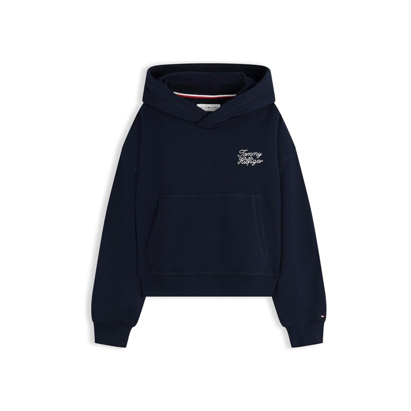 TOMMY HILFIGER Mikina noční modrá / bílá