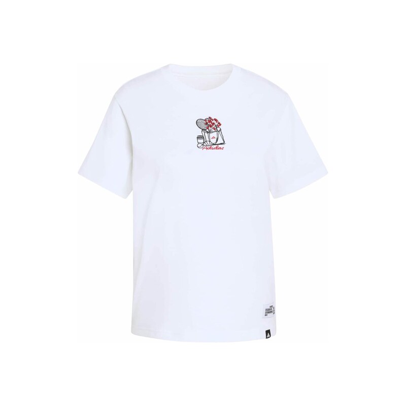 ADIDAS SPORTSWEAR Funkční tričko brusinková / černá / bílá