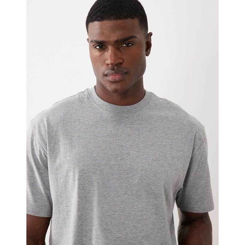 Cotton On everyday fit T-shirt in grey heather
