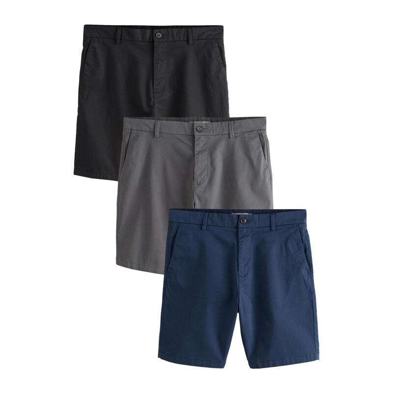 Next Chino kalhoty námořnická modř / šedá / černá