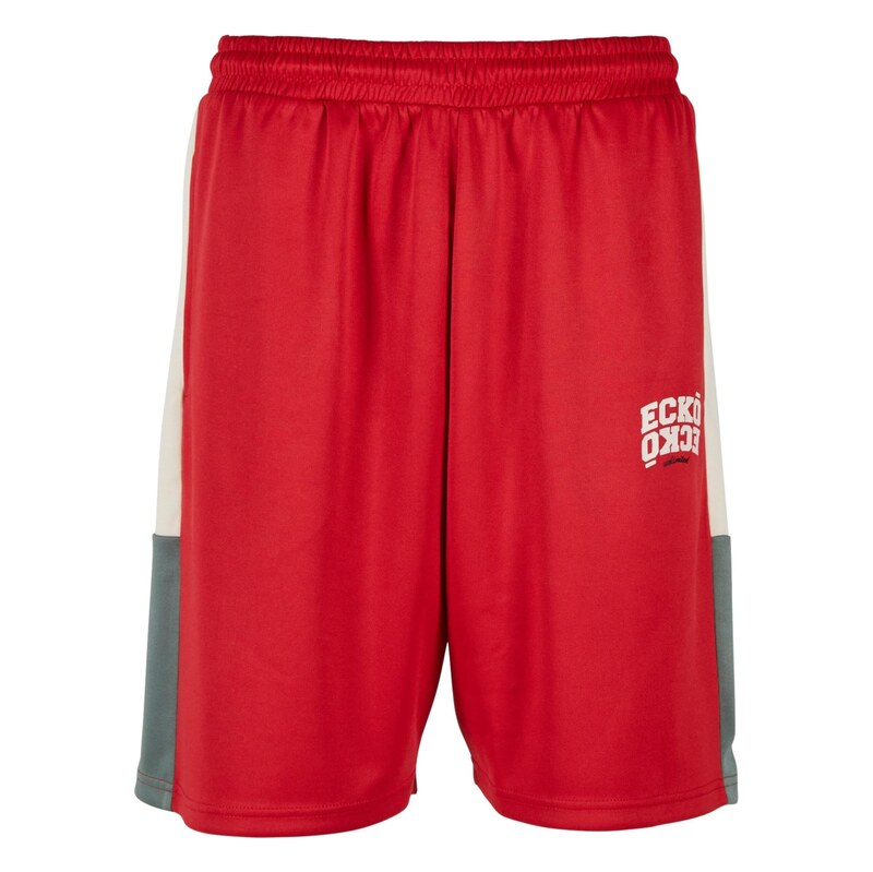 Ecko Unlimited Kalhoty Drap šedá / červená / bílá