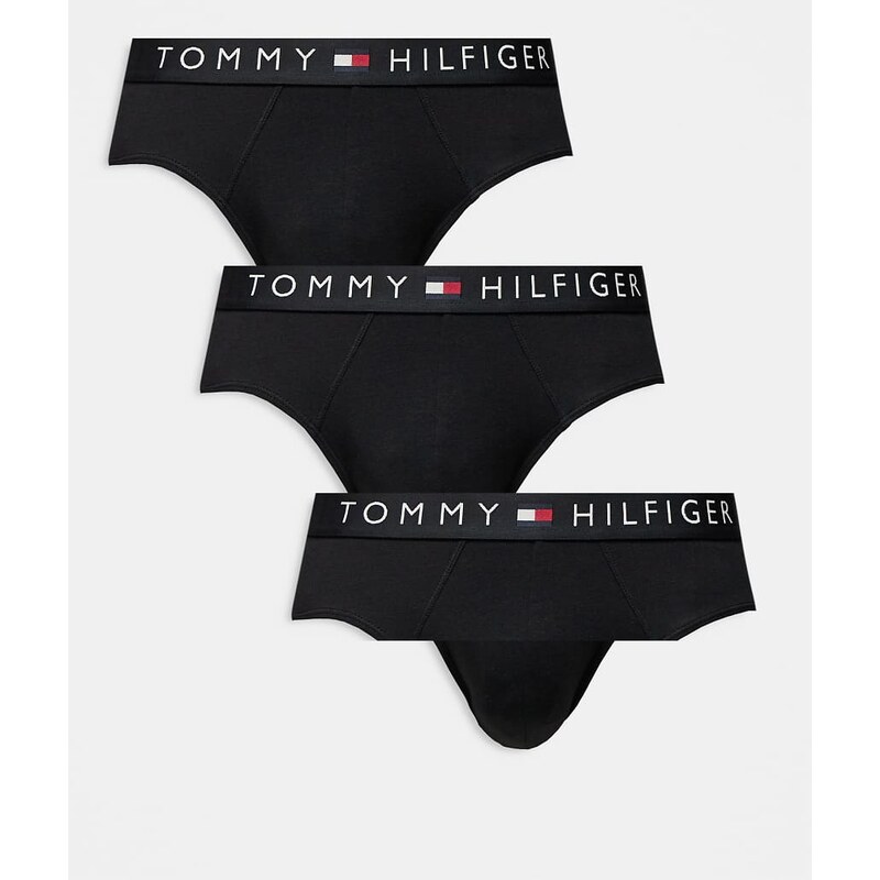Tommy Hilfiger Original regular fit 3 pack briefs in black