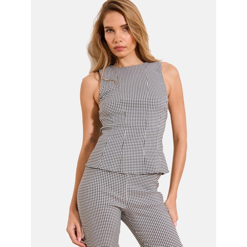 Lipsy Top černá / bílá 115559540