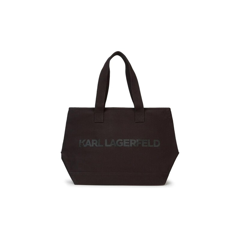 Karl Lagerfeld Nákupní taška jedle / černá džínovina