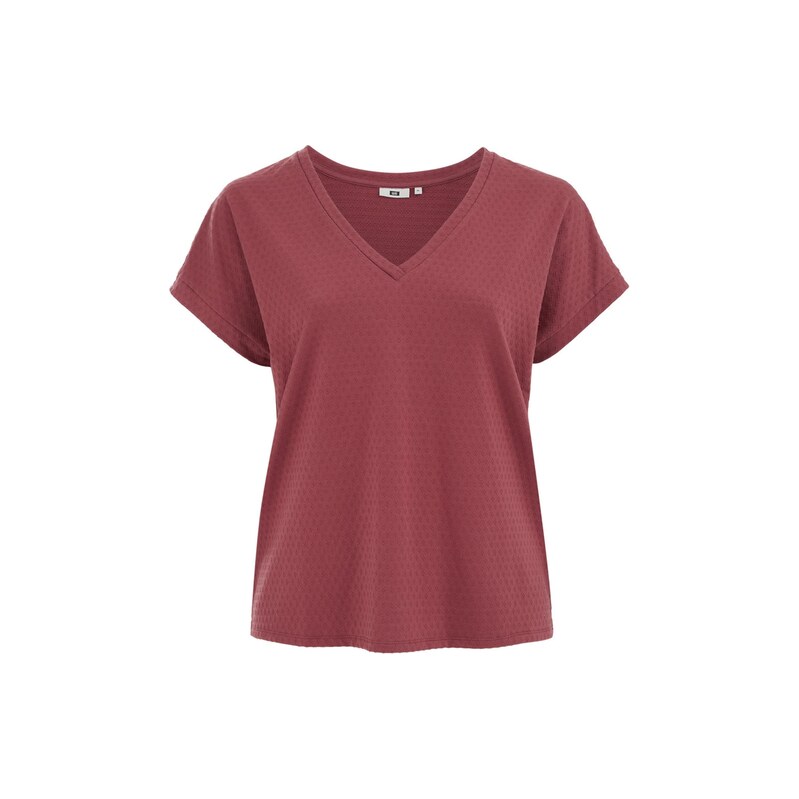 WE Fashion Tričko burgundská červeň