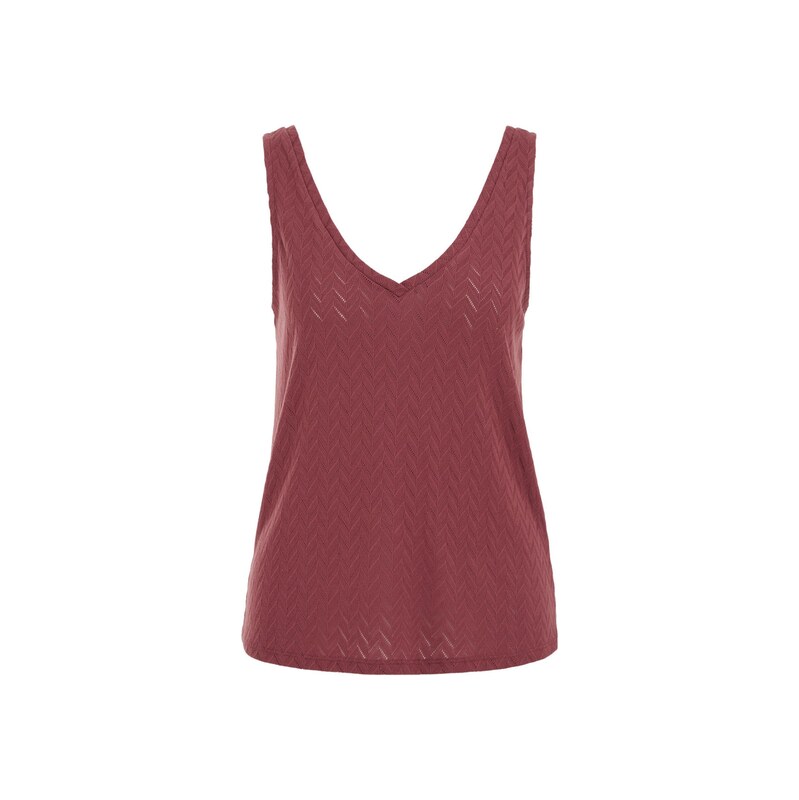 WE Fashion Top burgundská červeň