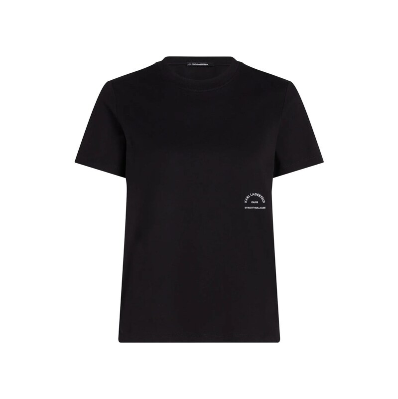 Karl Lagerfeld Tričko Rue St-Guillaume černá 115559827