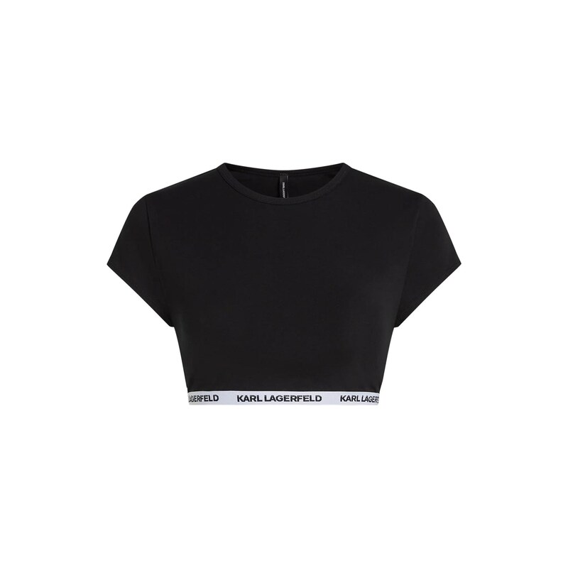 Karl Lagerfeld Tričko černá / offwhite 115559875