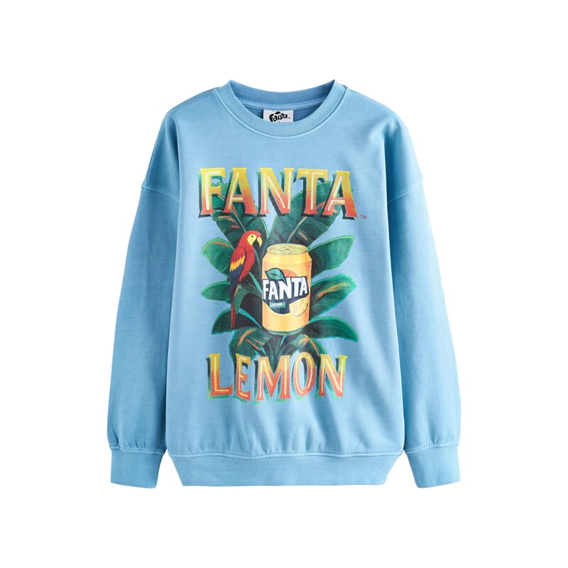 Next Mikina Fanta Lemon světlemodrá / žlutá / zelená / tmavě červená 115560195