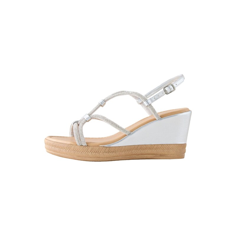 Next Páskové sandály Forever Comfort stříbrná