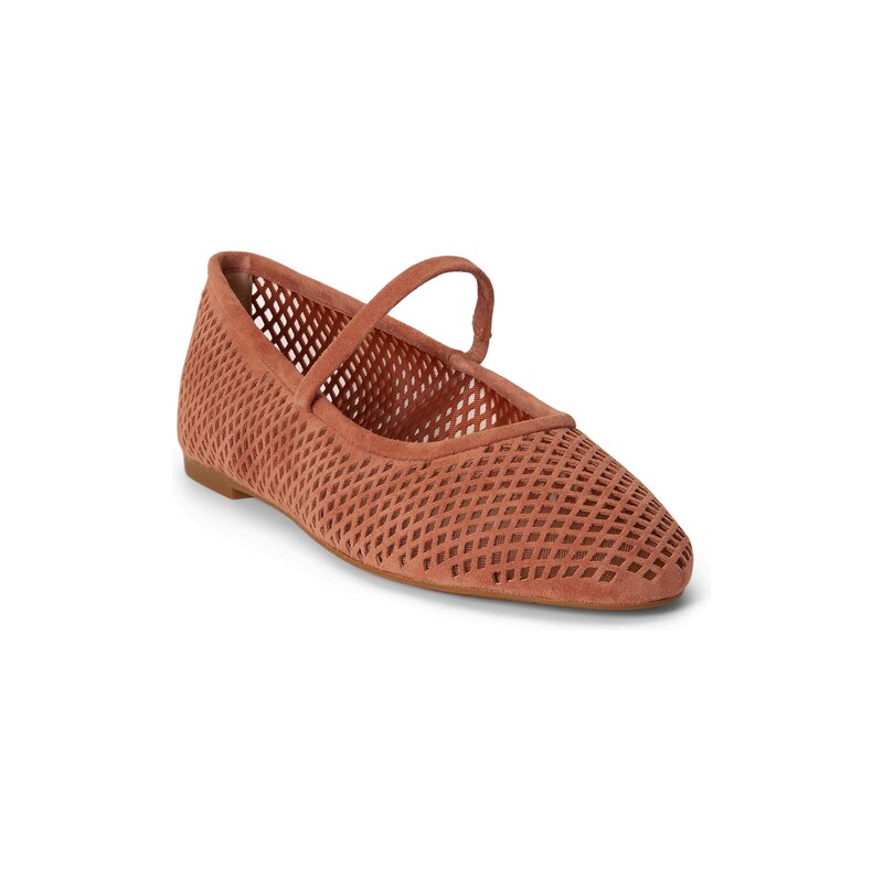 Lauren Ralph Lauren Baleríny s řemínky JAYNA karamelová