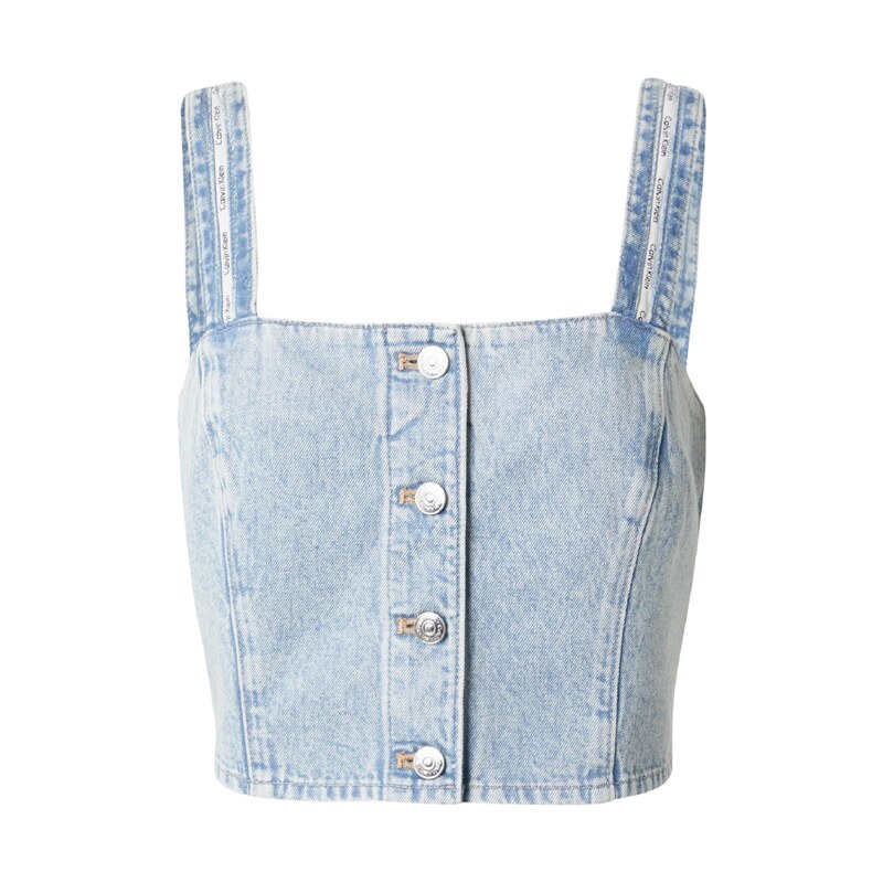 Calvin Klein Jeans Top modrá džínovina 115560563