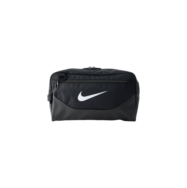 NIKE Sportovní taška BRSLA černá / bílá