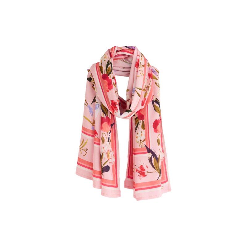 B by Ted Baker Šála olivová / tmavě fialová / pink / červená