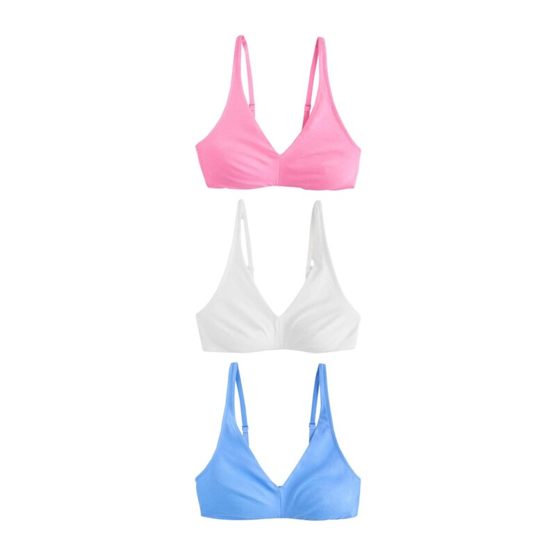 Next Podprsenka Ultimate Comfort nebeská modř / světle růžová / bílá 115561067