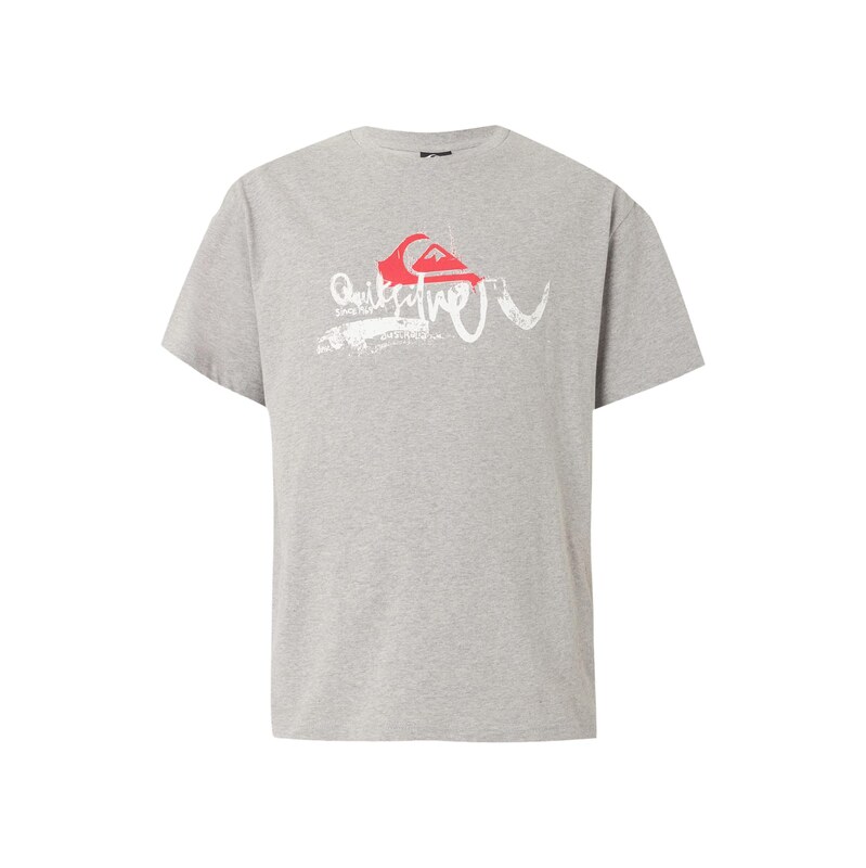 QUIKSILVER Funkční tričko 'YG DRIFTER' šedá / červená / bílá