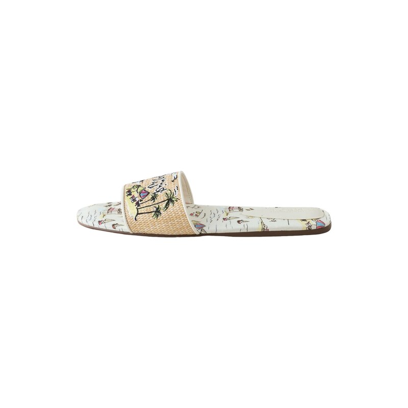 Next Pantofle Forever Comfort béžová / černá / bílá 115561224