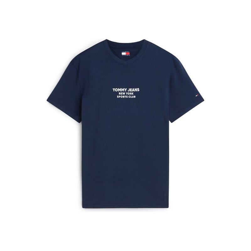 Tommy Jeans Tričko SPORTS CLUB tmavě modrá / bílá