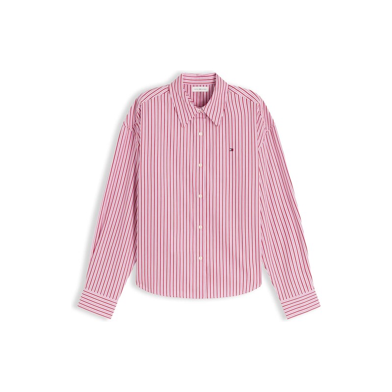TOMMY HILFIGER Halenka námořnická modř / růžová / magenta / bílá 115561720