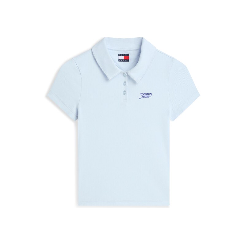 Tommy Jeans Tričko modrá / pastelová modrá