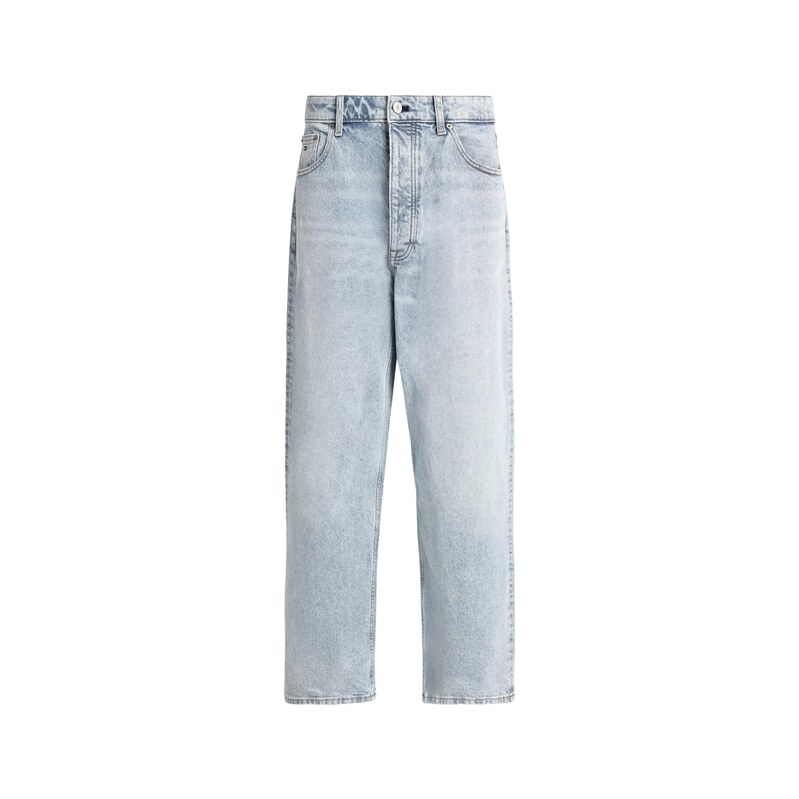 Tommy Jeans Džíny Theo Faded Flag Embroidery Loose světlemodrá