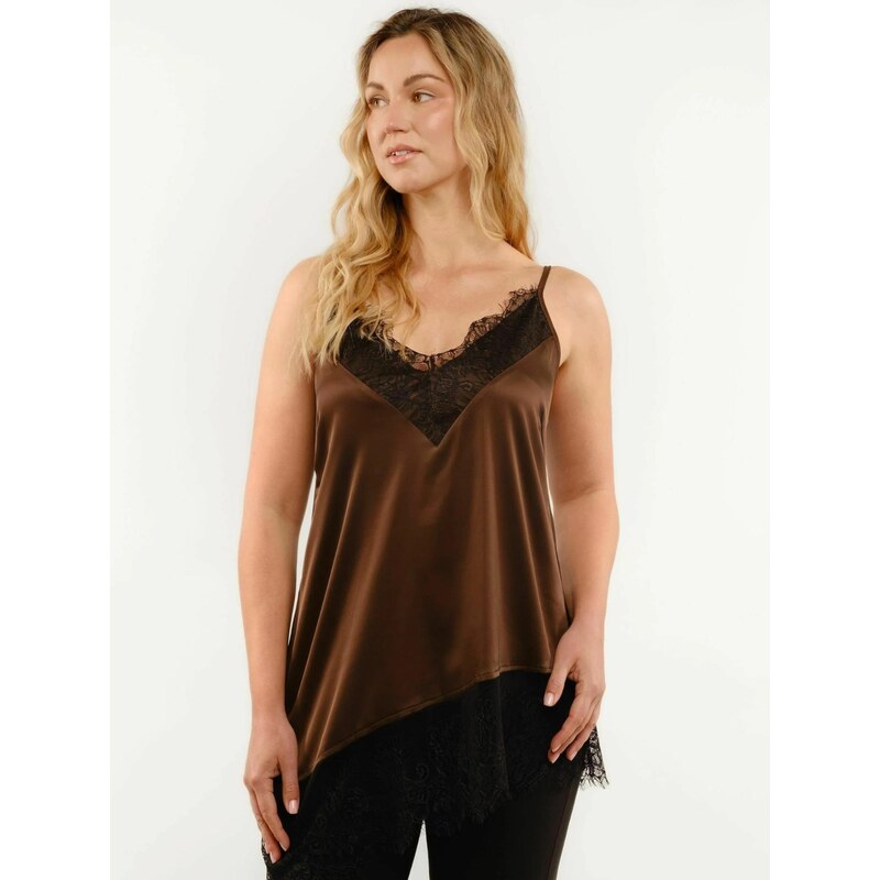 Liberte Essentiel Top  LOLA ASYMTERIC  hnědá