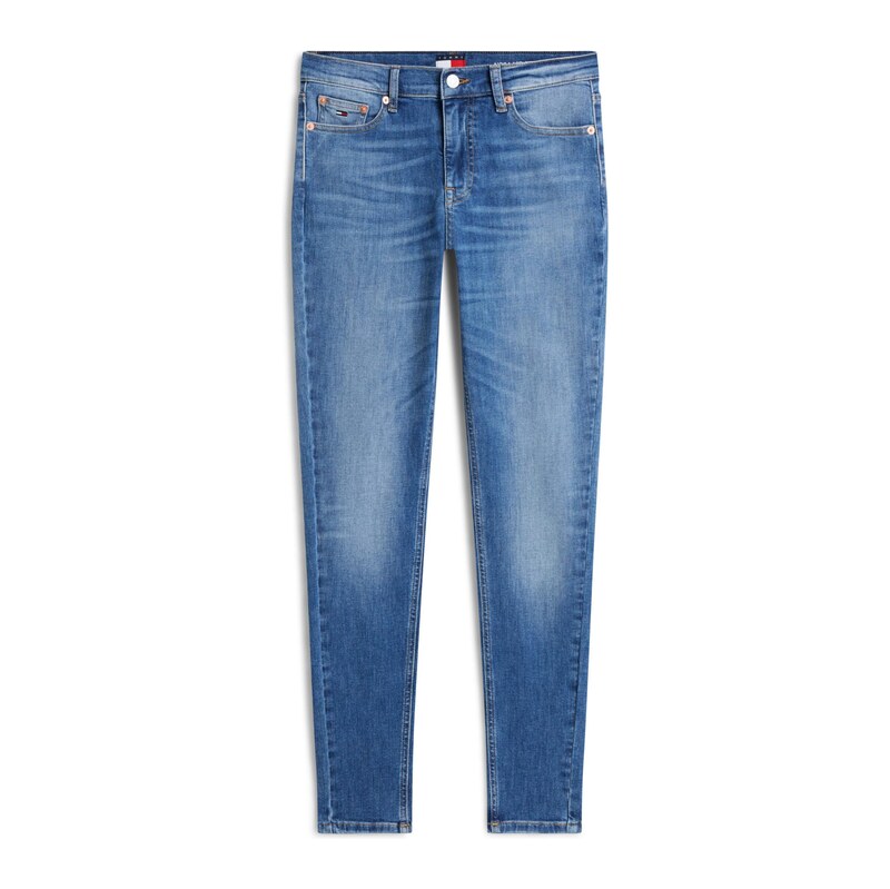Tommy Jeans Džíny 'Nora Faded Mid Rise Skinny' modrá džínovina