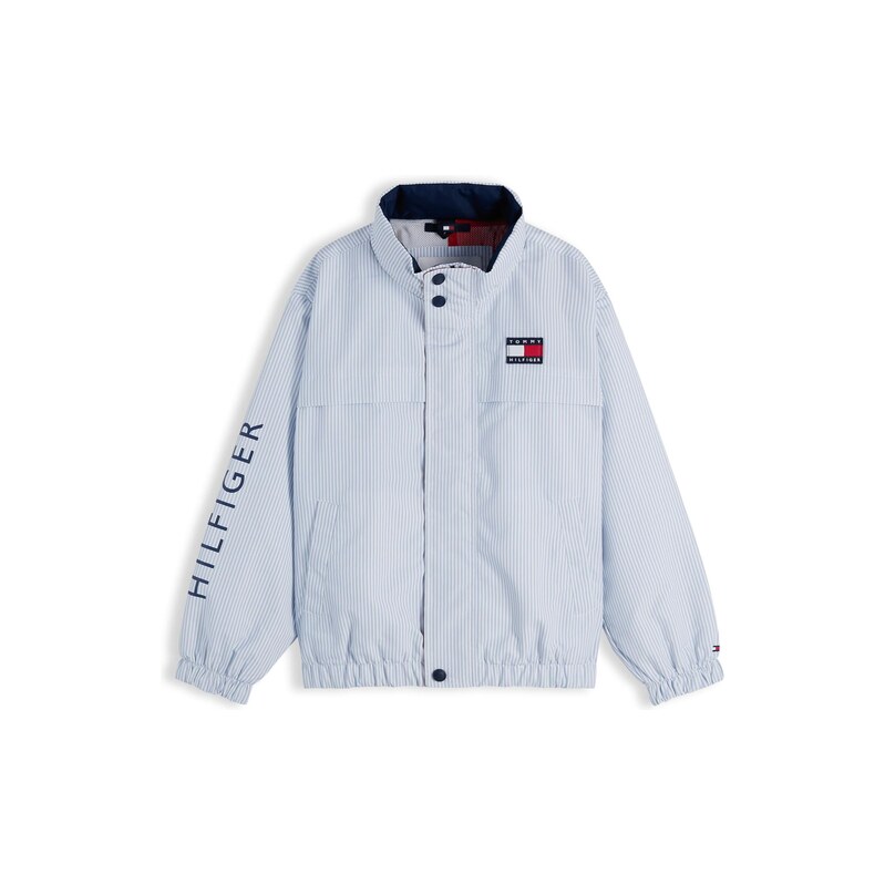 TOMMY HILFIGER Přechodná bunda námořnická modř / světlemodrá /