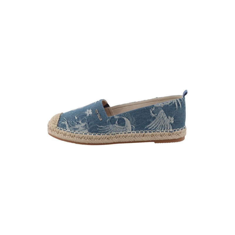 TOM TAILOR Espadrilky modrá džínovina / světlemodrá
