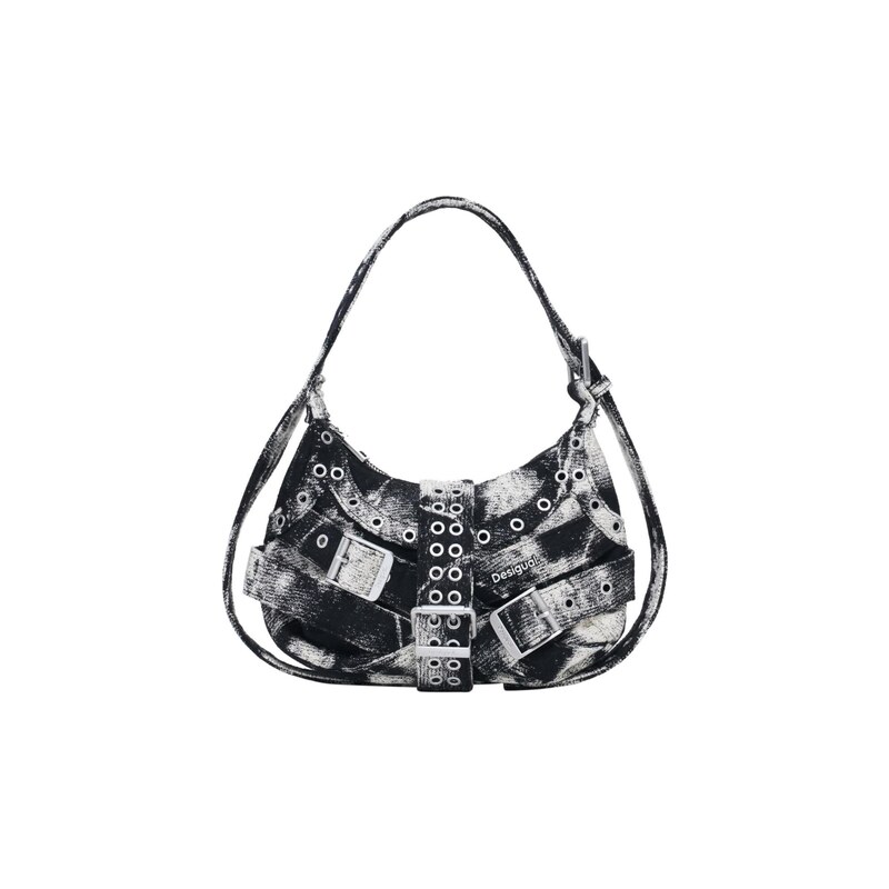 Desigual Taška přes rameno černá / bílá 115561988