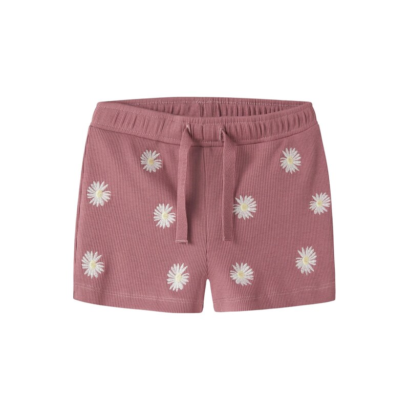 NAME IT Kalhoty NMFJOLEMO pastelově žlutá / magenta / offwhite