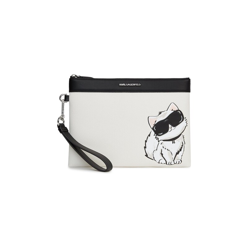 Karl Lagerfeld Peněženka  Ikon Choupette Beutel  bílá