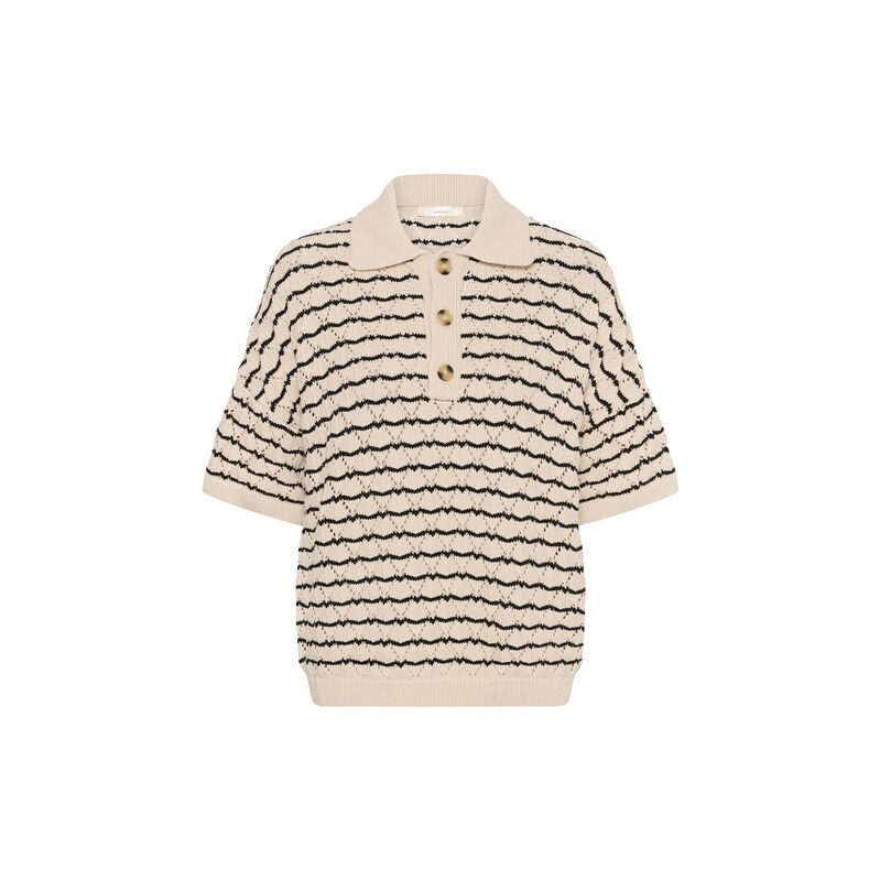 InWear Svetr Baletta světle béžová / černá 115562198