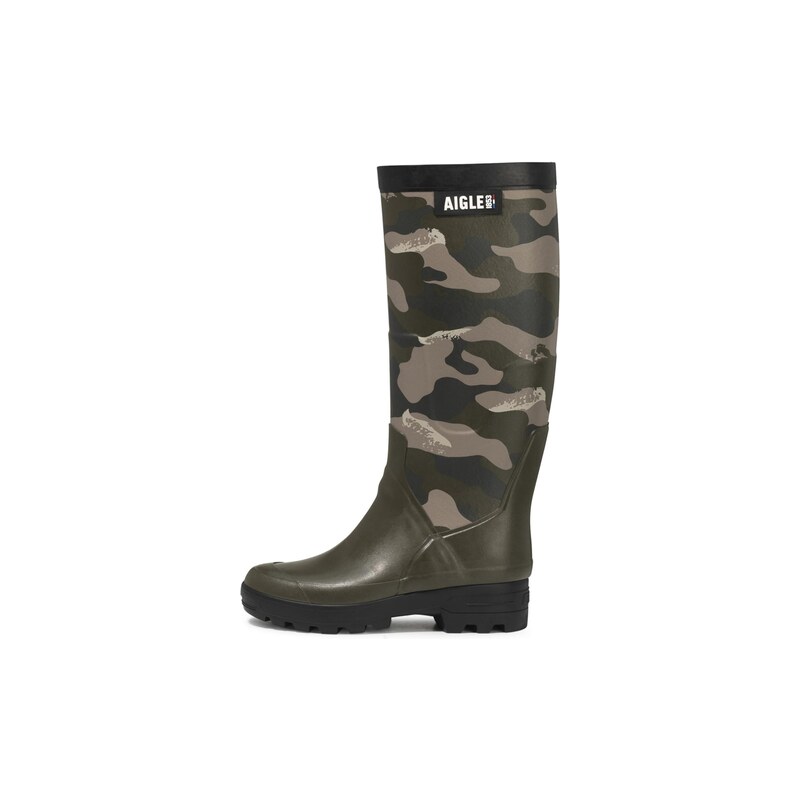 AIGLE Holínky Benyl khaki / olivová / jedle 115562234