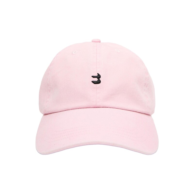 Bershka Kšiltovka růžová / černá