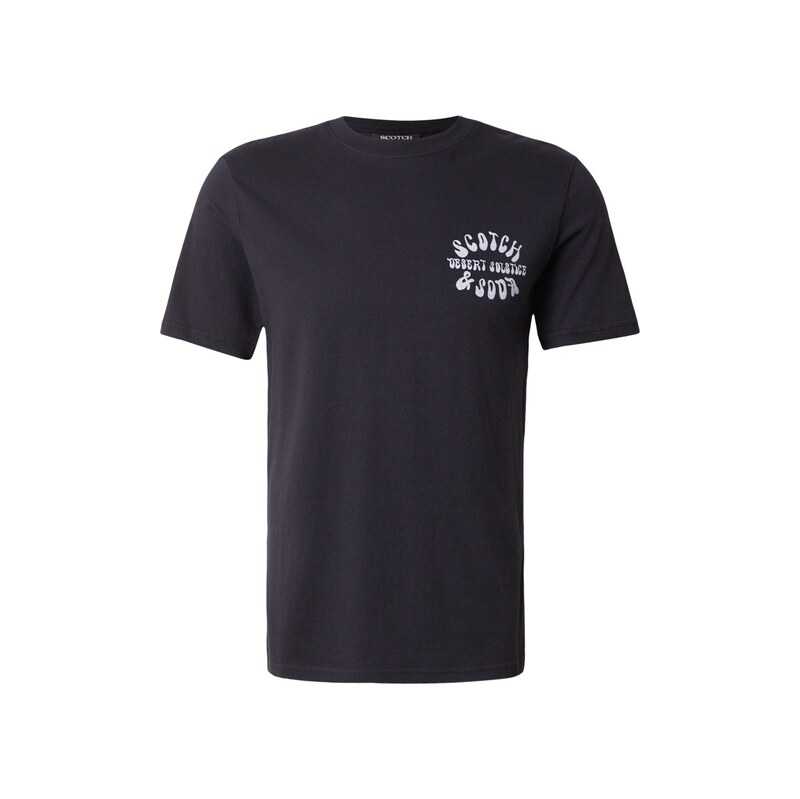 SCOTCH & SODA Tričko antracitová / bílá