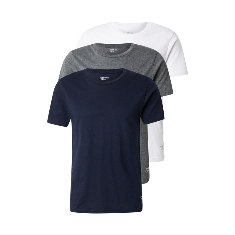 Reebok Tričko SANTO námořnická modř / tmavě šedá / bílá