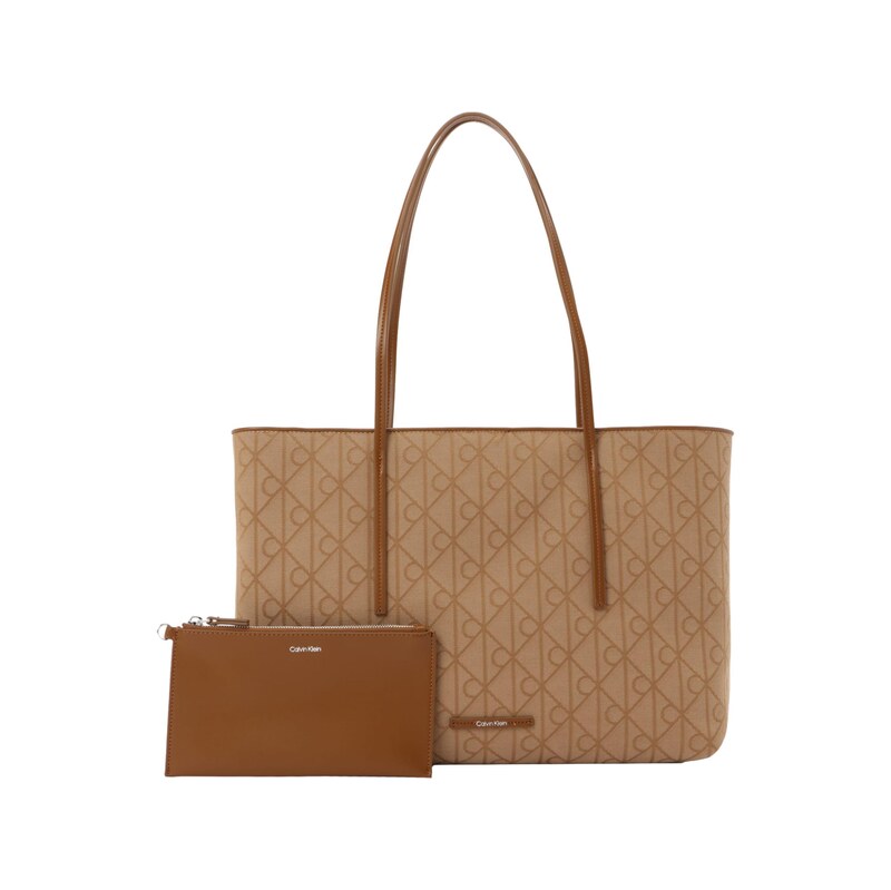 Calvin Klein Nákupní taška písková / koňaková 115562557